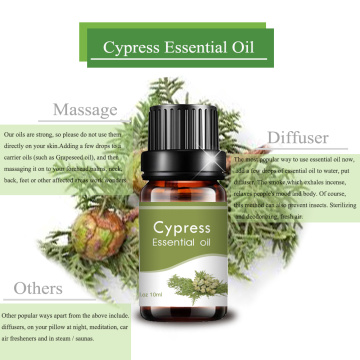 pure Cypress essential Oil regulate Tighten Pores Whitening