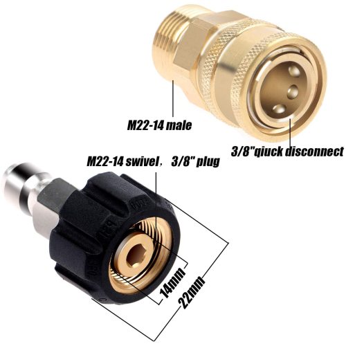 Kit Quick Connect, μετρικό M22-14 mm 1/4 Γρήγορο βύσμα