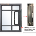 Aluminium Windows CumaMent Globed Glazed dengan Mosquito Mesh