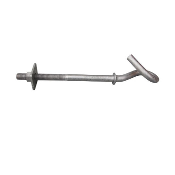 High-Quality Galvanized Pigtail Bolt for Pole Line Hardware: Durable Steel Hook Bolts