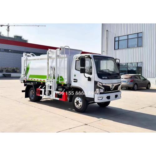 Dongfeng D6 kitchen Barreled garbage collection truck