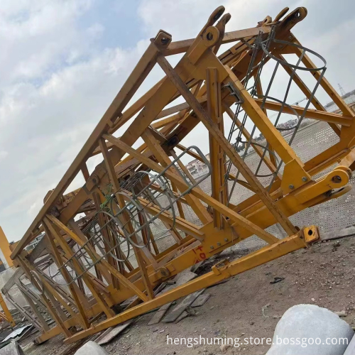 Used 8-Ton Flat Head Crane - T6515 5 Ton Tower Crane with 20 Meter Boom for Sale in Guangzhou, China