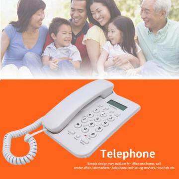 Cordless Digital Desktop English Portable Business Hotel Landline Telephone For Elderly Wall Mount ID Display Call Home Office