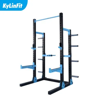Kylinfit Powerlifting Adjustable Squat Rack with Pull-Up Bar