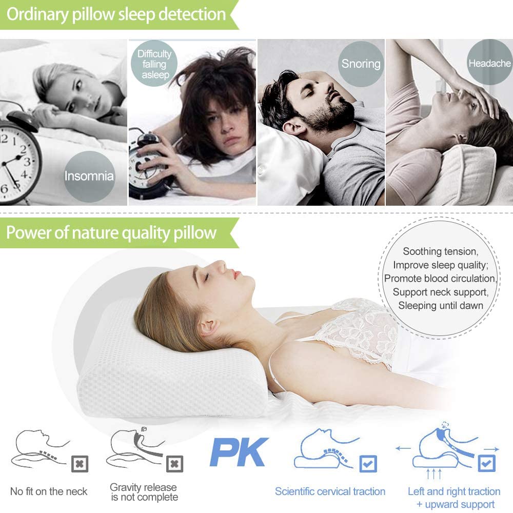 King Contour Memory Foam Pillow