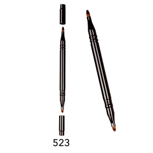 Black Compact Double -saced Lip Brush