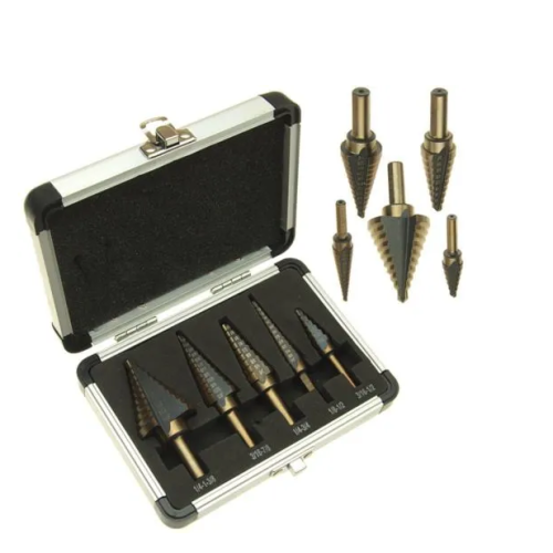 Hss Cobalt Spiral metric Titanium Step Drill set