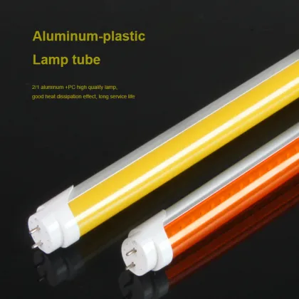 UV-Free LED Lamp T8 1700K Yellow Cover for Semiconductor Factory Lighting