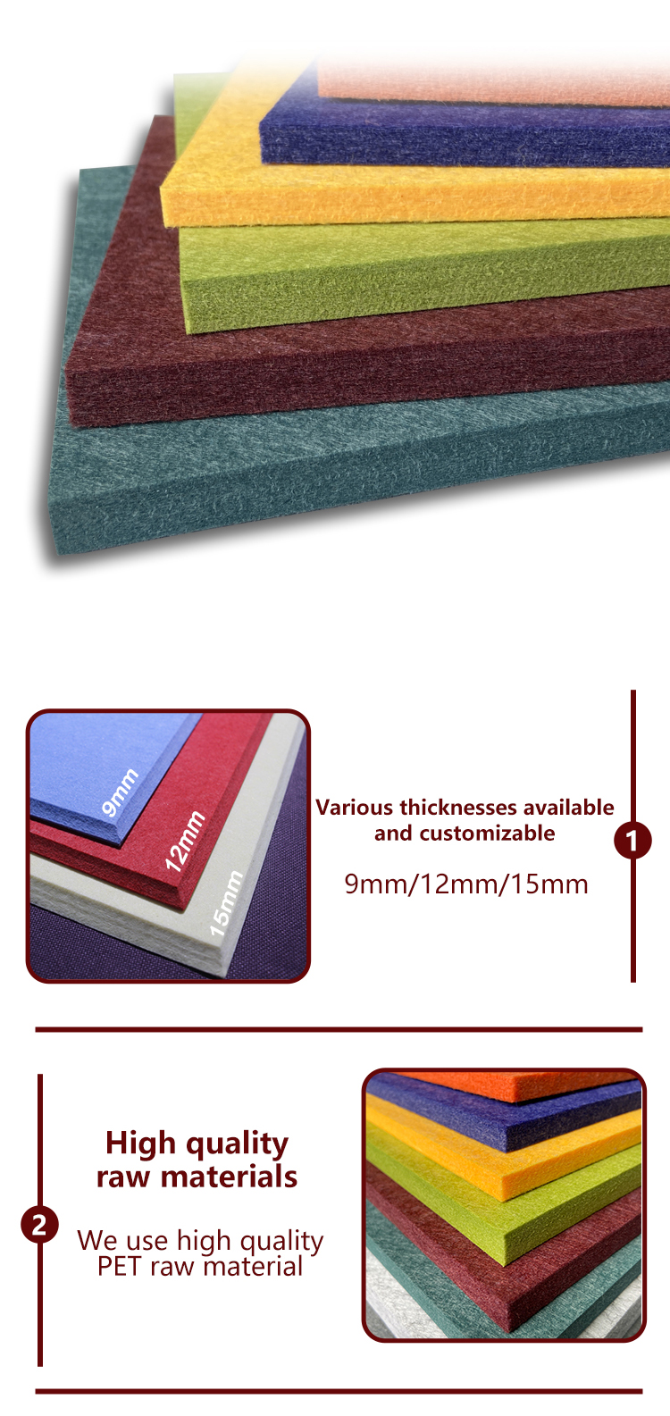 2Polyester Fiber Acoustic Ceiling