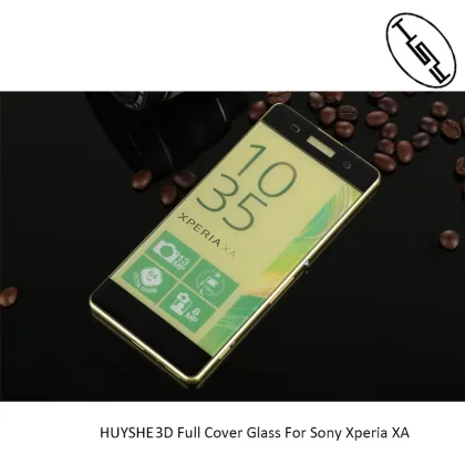 HUYSHE 3d curved tempered glass for sony xperia xa,3d curved tempered glass screen protector for sony xperia xa