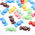 23mm Love Miniature Polka Dot Candy Resin Flat back Cabochons do dekoracji telefonu DIY Craft Scrapbooking