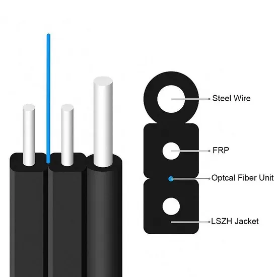 FTTH G657A1 Steel Wire Messenger Drop Cable