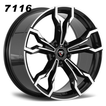Shop Now: WHEELSHOME Model 7116 20 Inch Staggered 5 Spoke Auto Rims for BMW X3