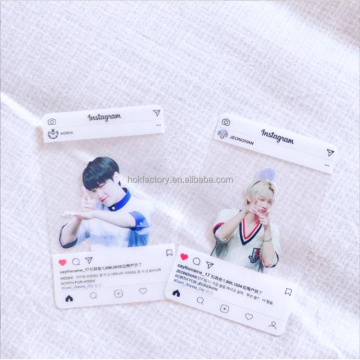 Custom Printed Logo Luxury PVC Transparent Business Cards