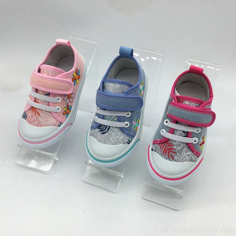 Baby-Mädchen-Schuh neue Druck-Leinwand-Schuhe