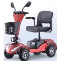 Elderly people use four wheeled vehicles for commuting