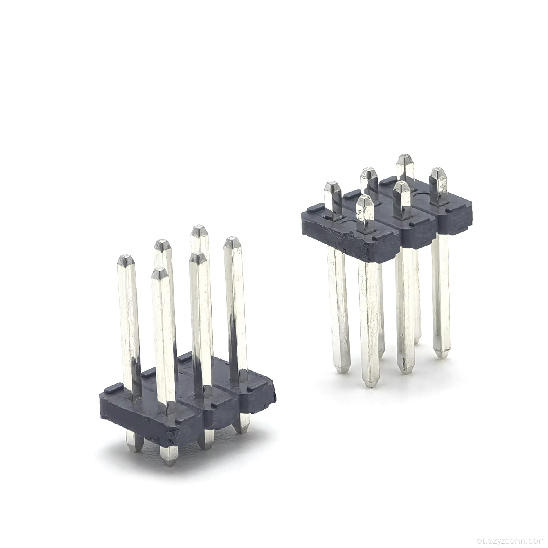 Conector de cabeçalho de pino de passo de 4,2 mm reto 6P