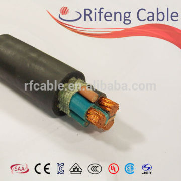 rubber cable for tower crane or hoist equipment
