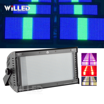 مرحلة Willed Strobe 1000W 960pcs RGB 3in1 دافئ وبارد دي جي ديسكو التأثير الذري