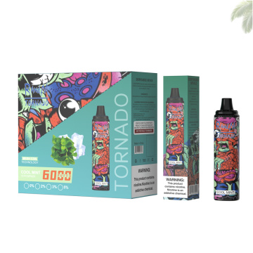 RandM Tornado 6000 puffs with Mesh Coil
