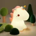 Lámpara de noche de unicornio de silicona suave