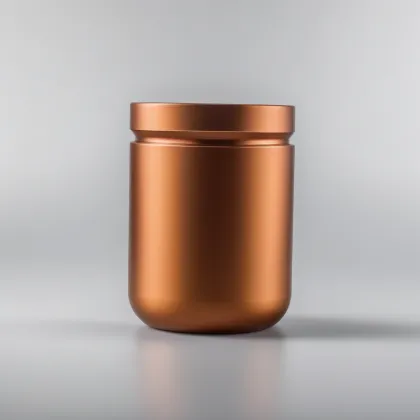 Wholesale Aluminum Stash Jar with Screw Lid for Food, Tea, and Tobacco Packaging