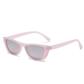 Personality Candy Color Triangle Cat-Eye Sunglasses Fashion Trendy Style Sunglasses