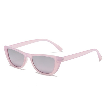 Personalidad Candy Color Triangle Gafas de sol de ojos de gato Gafas de sol de estilo de moda
