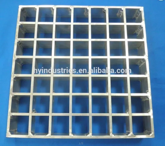 aluminum/stainless press lock grating grate