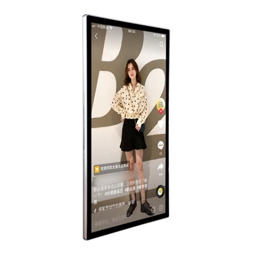 55" fans interaction mobile live broadcast touch screen