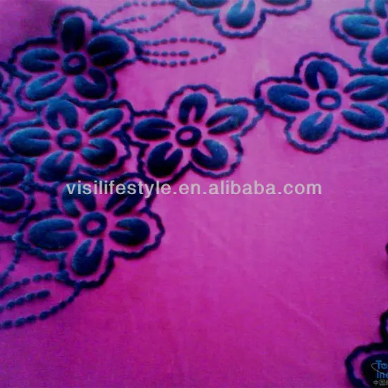 polyester flock fabric for sofa/toy/ jewelry box