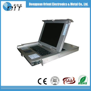 15inch 8 Ports KVM Switch,LCD KVM Extender with Digital Zone