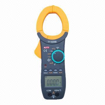 826B 1,000A ACA/ACV/DCV Auto-ranging Clamp Meter with 3-3/4 Digits and Overload Protection