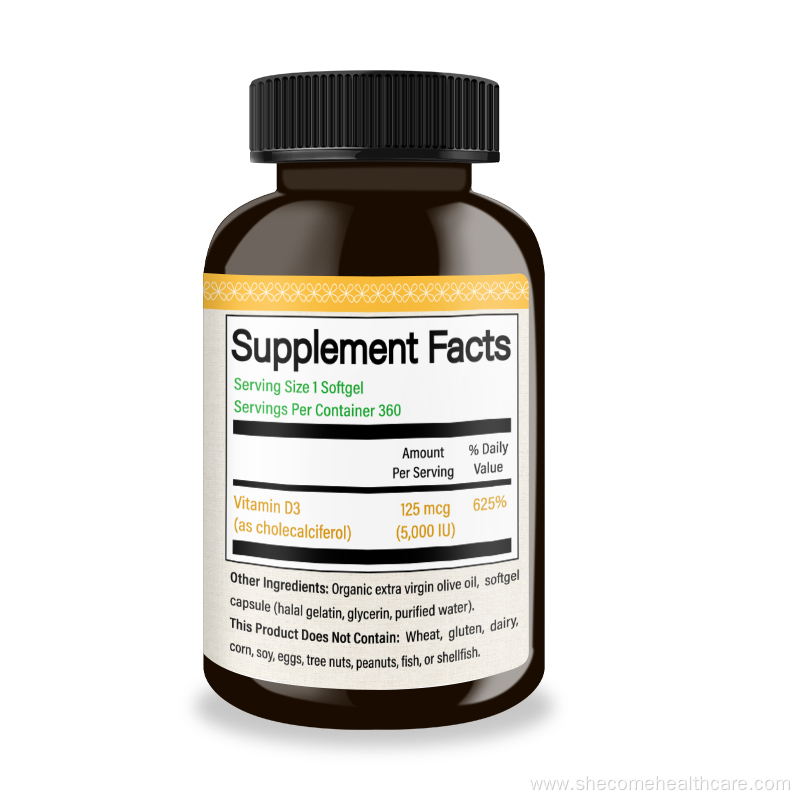 VitaminD3 Immune Support Gluten Free VitaminD3 supplement