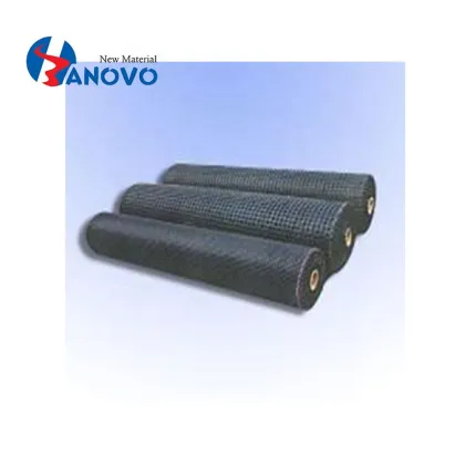 Factory Cheap Glass Fiber Geogrid 50x50 KN Composite Geogrid Material