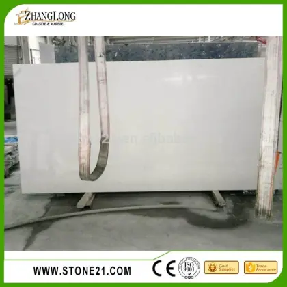 White silestone interior wall panels