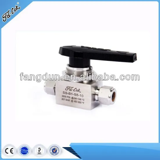 Newest Design 3 Ways Stainless Steel Ball Valve