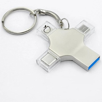 Drive Flash USB multi-fonction 4 en 1 pour Android Type-C et iPhone