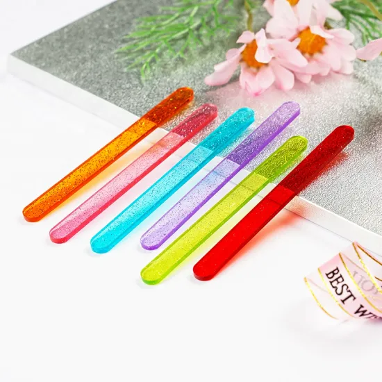 Wholesale Acrylic Cream Popsicle Cake Stick Reusable Ice Cream Mold Sticks for Home Parties and DIY Projects - 4.5 Inch Display