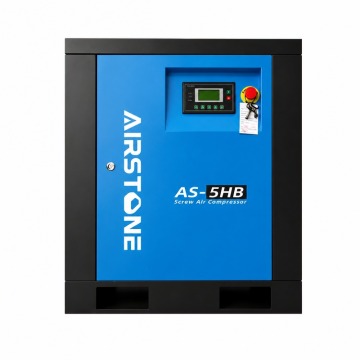 5HP 3.7KW Belt Driven Screw Air Compressor