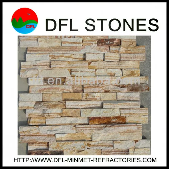 sandstone cultured stone / yellow culture stone/ rough culture stone
