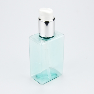 30ml 40ml 50ml 6t0ml 100ml 150ml plastic square transparent blue serum Pet Body Wash Shampoo Bottles