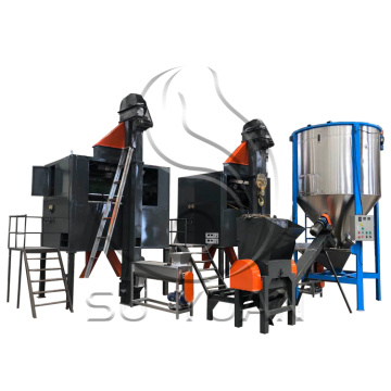 HDPE PET-recyclingmachine voor plastic flessen te koop