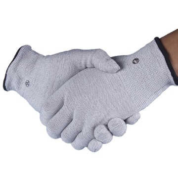 Silver Thread Conductive Physical Therapy Gloves - Innovative Handwear for Rehabilitation
