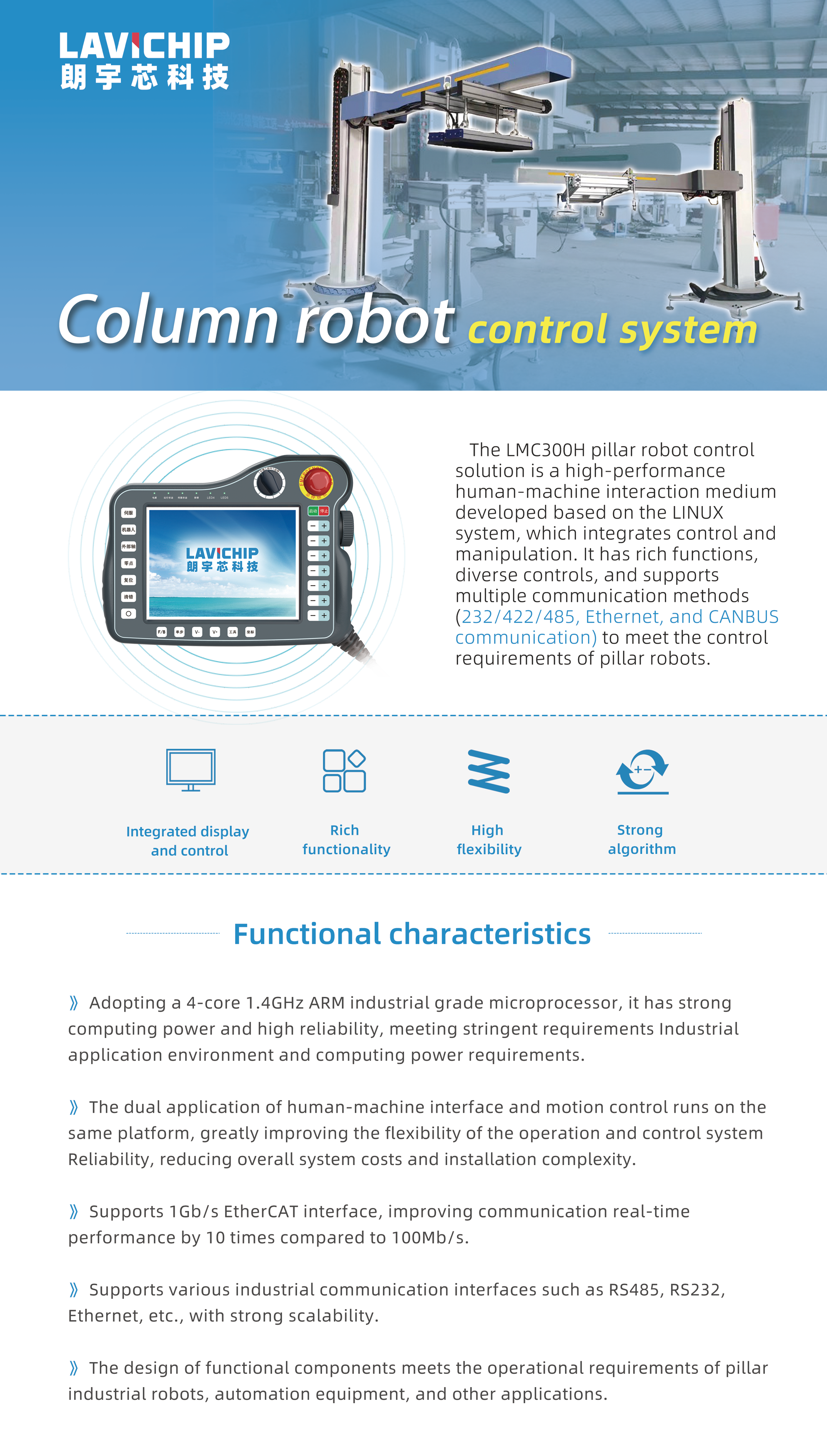 Robo Column Lavichip Column Robot Control System For Stacking And Handling ...