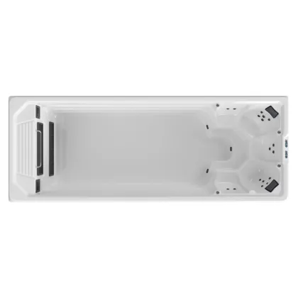 Balboa Ozone Control System Acrylic Swim Spa for Outdoor Hydro Massage & Endless Pools