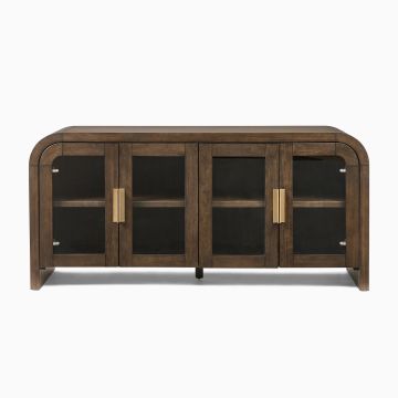 Buffet moderne du buffet de rangement en bois massif antique moderne