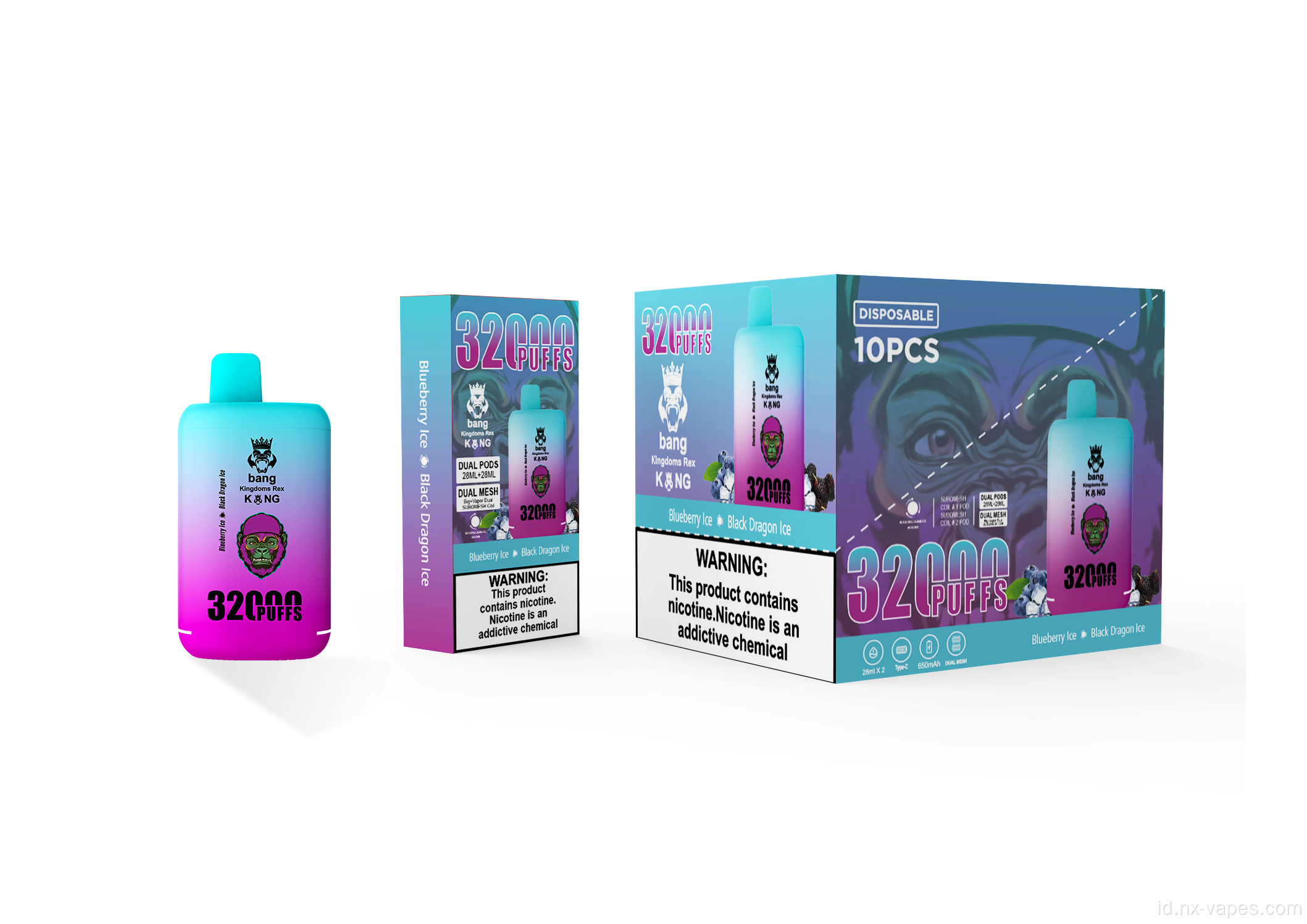 Bang King 32000 Puffs Dual Pods Double Flavours
