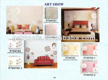 wall mural- cartoon flowers wallpaper