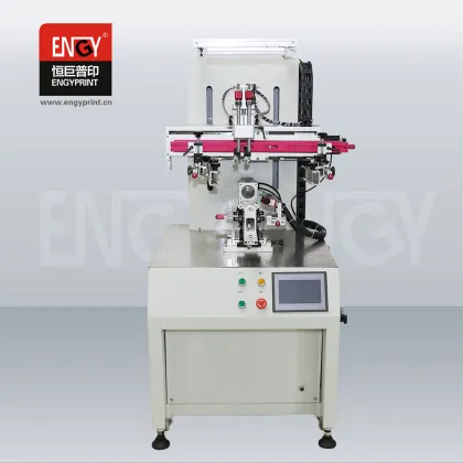 Semi-automatic color label silk screen printing machine / screen printer